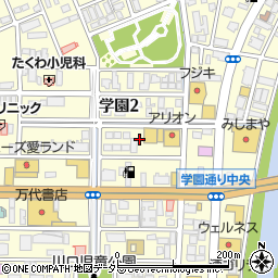 島根県松江市学園2丁目20周辺の地図