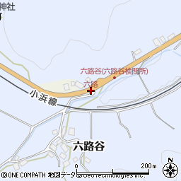 六路周辺の地図