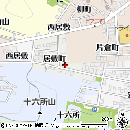 岐阜県関市居敷町周辺の地図