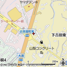 株式会社山梨中央銀行　明見支店ライフスクエア周辺の地図