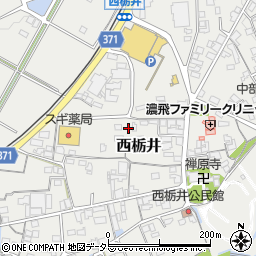岐阜県加茂郡川辺町西栃井周辺の地図