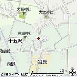 千葉県市原市十五沢205周辺の地図