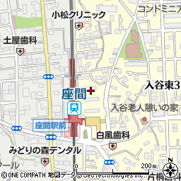 小田急社員アパート周辺の地図