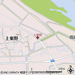 上東野周辺の地図