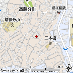 神奈川県横浜市神奈川区二本榎22-11周辺の地図