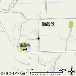 千葉県茂原市御蔵芝周辺の地図