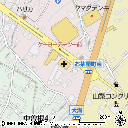 イエローハット富士吉田店周辺の地図