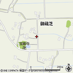 千葉県茂原市御蔵芝周辺の地図