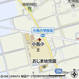 揖斐川町役場　小島公民館周辺の地図