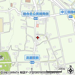 神奈川県厚木市三田2186周辺の地図