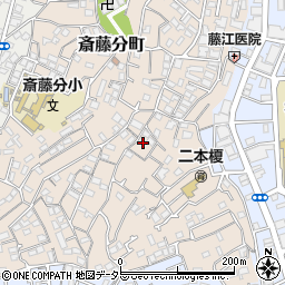 神奈川県横浜市神奈川区二本榎22周辺の地図