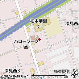 神奈川県大和市深見西周辺の地図