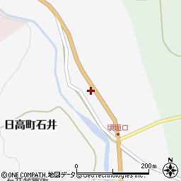 兵庫県豊岡市日高町石井442周辺の地図