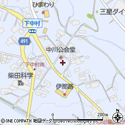 長野県飯田市中村1697周辺の地図