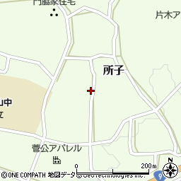鳥取県西伯郡大山町所子202周辺の地図
