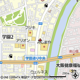 島根県松江市学園2丁目33-1周辺の地図