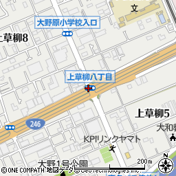 笹山入口周辺の地図
