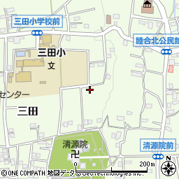 神奈川県厚木市三田461周辺の地図