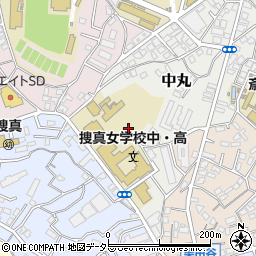 神奈川県横浜市神奈川区中丸周辺の地図