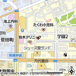 島根県松江市学園2丁目5-2周辺の地図