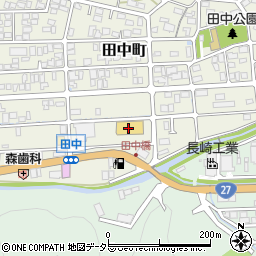 コメリハード＆グリーン舞鶴田中店周辺の地図