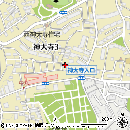 天理教　市元田分教会周辺の地図