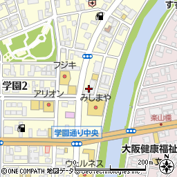 島根県松江市学園2丁目33-3周辺の地図