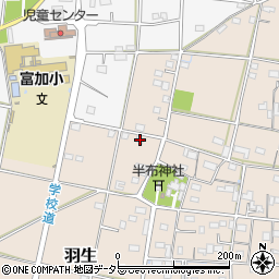 岐阜県加茂郡富加町羽生1349-5周辺の地図