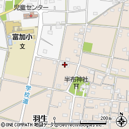岐阜県加茂郡富加町羽生1349周辺の地図