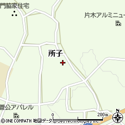 鳥取県西伯郡大山町所子173周辺の地図