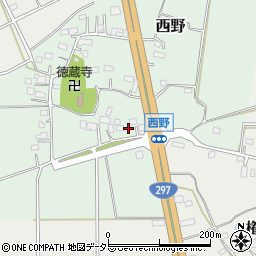 千葉県市原市西野198周辺の地図