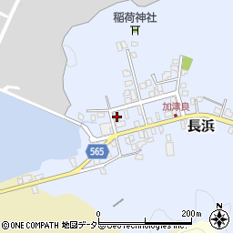 舞鶴長浜簡易郵便局周辺の地図