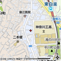 川崎荘周辺の地図