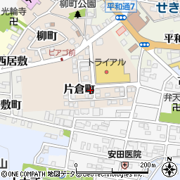 岐阜県関市片倉町周辺の地図