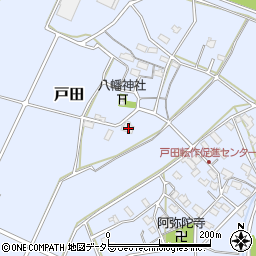 岐阜県関市戸田460周辺の地図