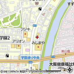 島根県松江市学園2丁目33-5周辺の地図