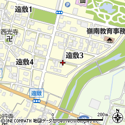 福井県小浜市遠敷3丁目周辺の地図