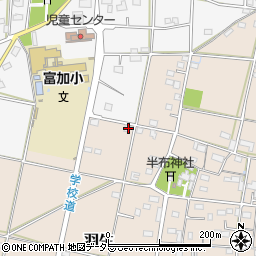 岐阜県加茂郡富加町羽生1363-1周辺の地図