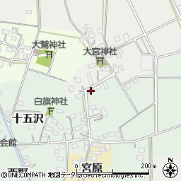 千葉県市原市十五沢201周辺の地図