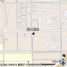 西川酒店周辺の地図