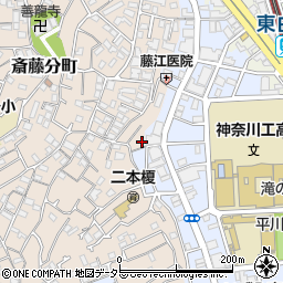神奈川県横浜市神奈川区二本榎28-1周辺の地図