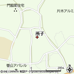 鳥取県西伯郡大山町所子176周辺の地図