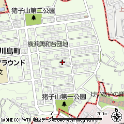 神奈川県横浜市旭区川島町周辺の地図