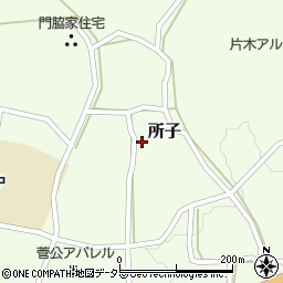 鳥取県西伯郡大山町所子177周辺の地図