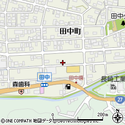 京都府舞鶴市田中町周辺の地図