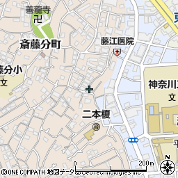 神奈川県横浜市神奈川区二本榎28-14周辺の地図