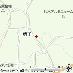 鳥取県西伯郡大山町所子165-1周辺の地図