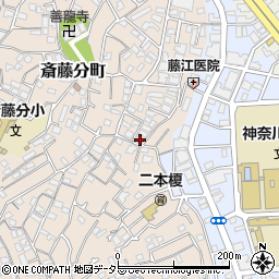 神奈川県横浜市神奈川区二本榎26-3周辺の地図