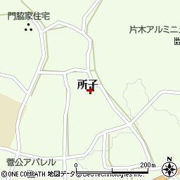 鳥取県西伯郡大山町所子175周辺の地図