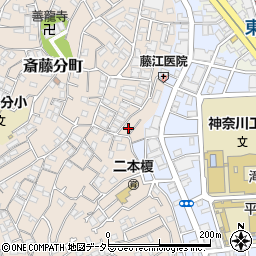 神奈川県横浜市神奈川区二本榎28-13周辺の地図